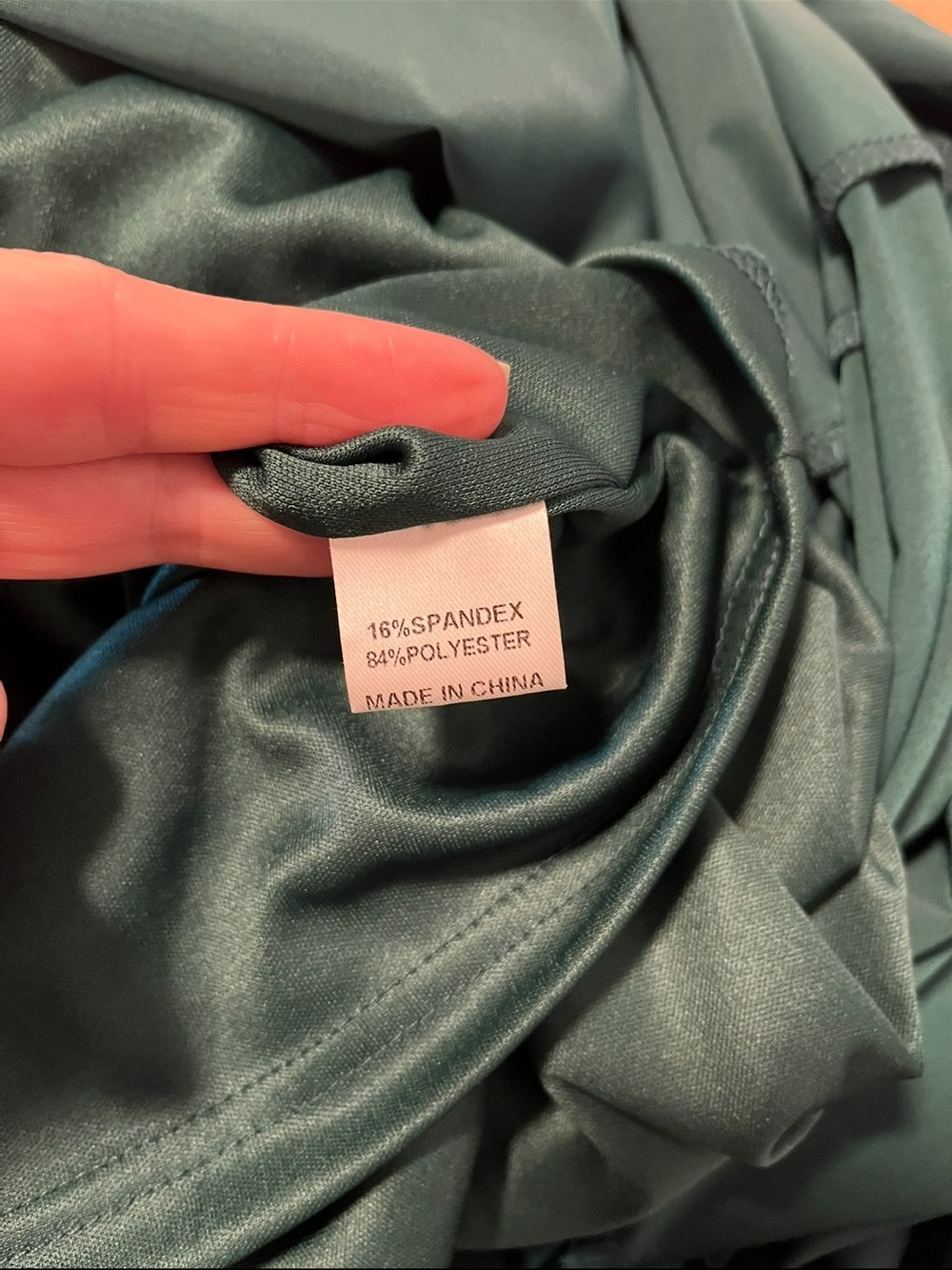 NWT Draping Emerald Green Dress Size M - Picture 12 of 12